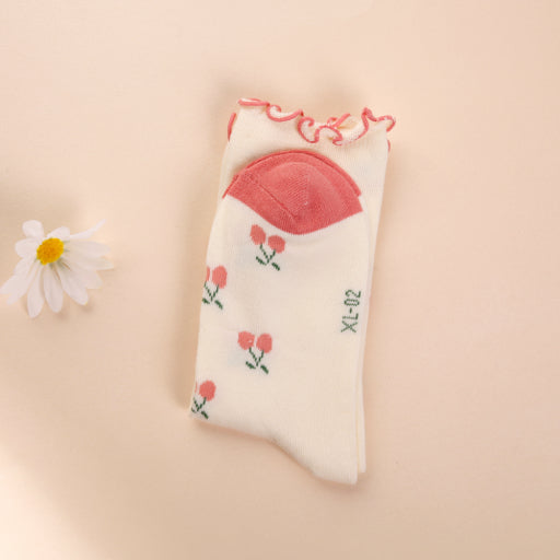 Calcetines infantiles de hongos dulces.