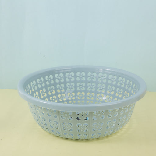 Cesta de drenaje redonda para frutas y verduras, grande