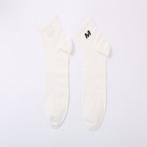 Calcetines de hombre de malla bordada M