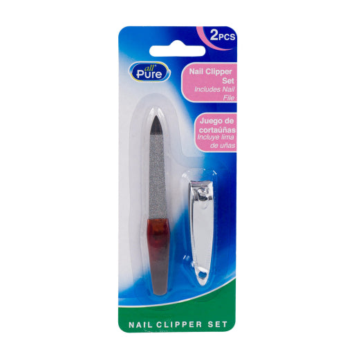 Juego De Cuidado De Uñas All Pure De 2 Piezas