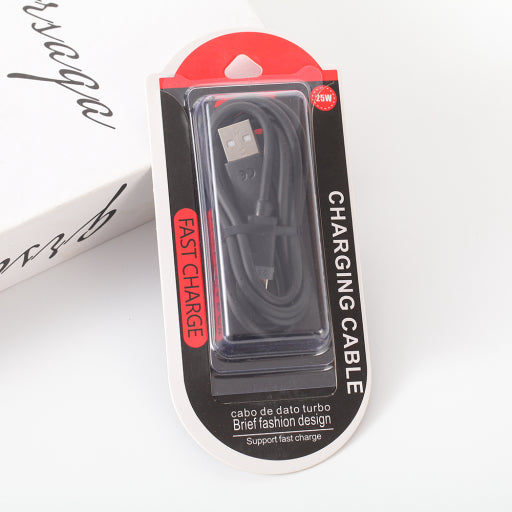 Cable de datos TIPO C 25W negro