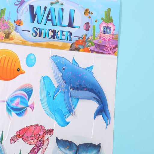 Sticker decorativo vida marina