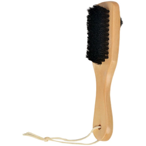 Cepillo para lustrar zapatos de doble cara de madera de loto