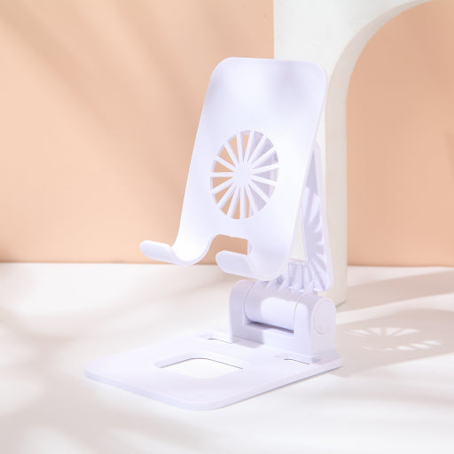 Soporte plegable para teléfono de escritorio