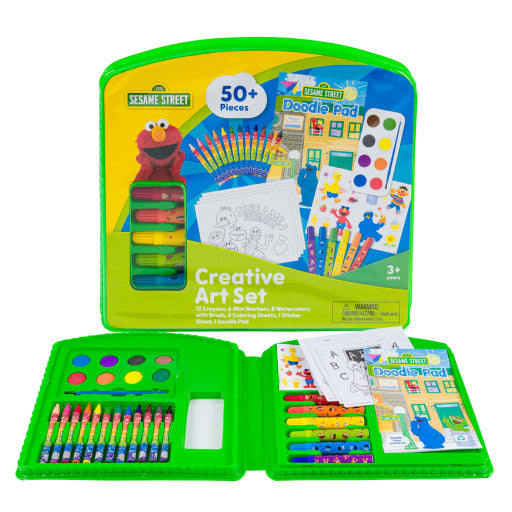Set De Arte De Barrio Sésamo De 50 Piezas