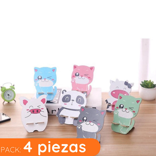 Soporte de animales para celular-Pack 4