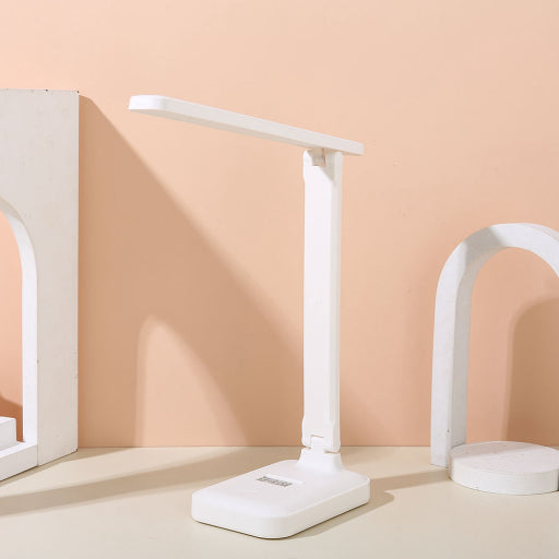 Lámpara de escritorio LED táctil con protección ocular-blanca