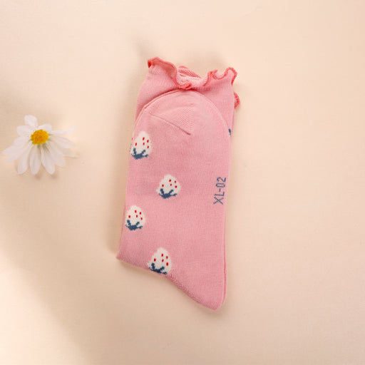Calcetines infantiles de hongos dulces.
