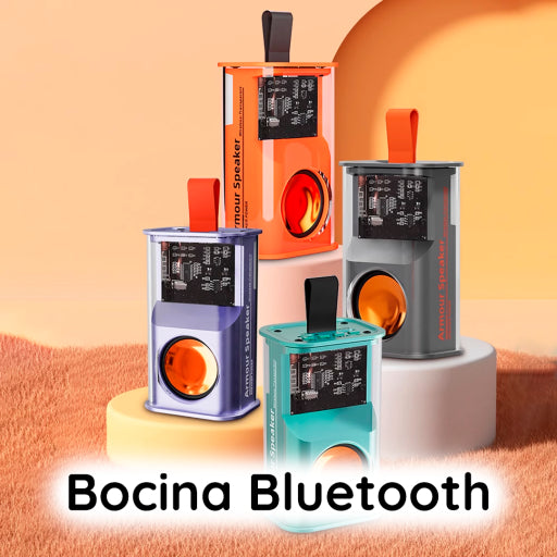 Claro wararmadura bluetooth audio, naranja, gris, verde, púrpura, 500mAh60*47*101mmABS caja de color