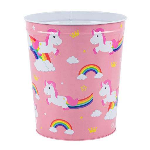 Bote De Basura Unicornio Y Arco Iris