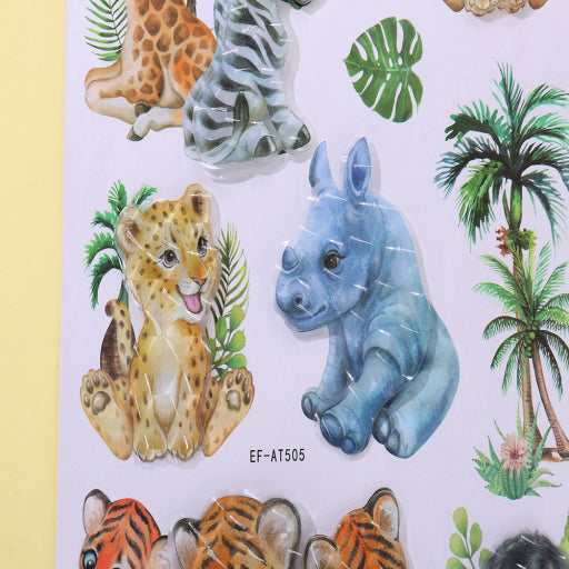 stickers pintado de animales