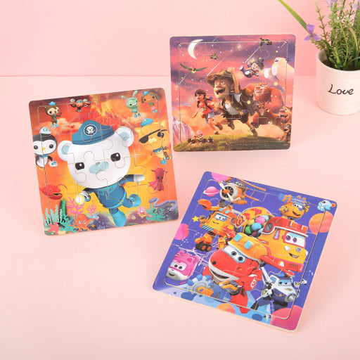 Serie anime de pequeños rompecabezas.