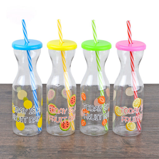 Vaso de plástico con estampado de frutas (500ml)