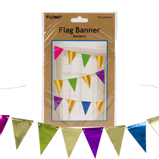 Bandera Banner Decoración Metálica