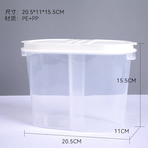 Depósito de granos subdividido 1,9L