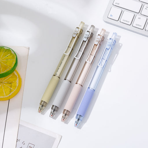 Bolígrafo de gel de secado rápido.