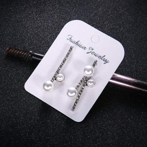 Set de aretes con perla