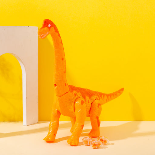 Brachiosaurus poniendo huevos con sonido y luz.