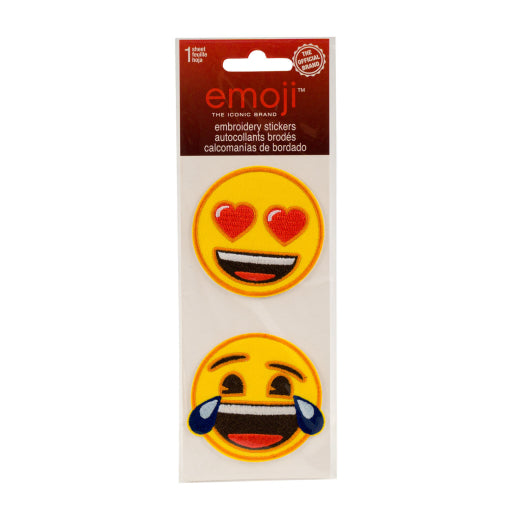 Parche Adhesivo Bordado Emoji
