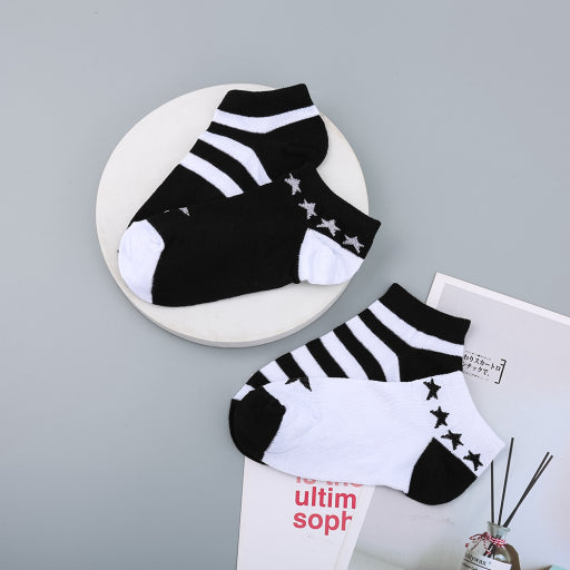 Calcetines náuticos femeninos con bloques de color