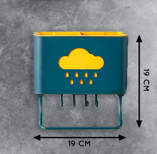 Escurridor de cubiertos con ganchos para pared
