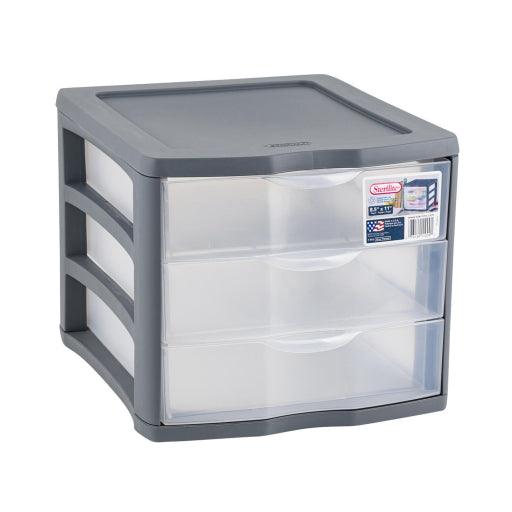 Cajón X3 Claro/Gris Esterilte