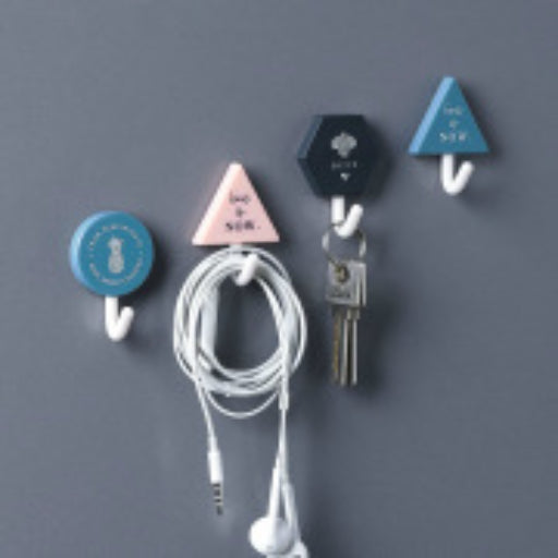 Set de 3 ganchos adhesivos para pared