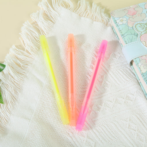 Resaltador de doble punta de 6 colores