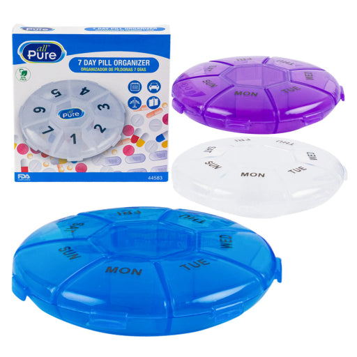 Organizador De Pastillero All Pure 7 Day