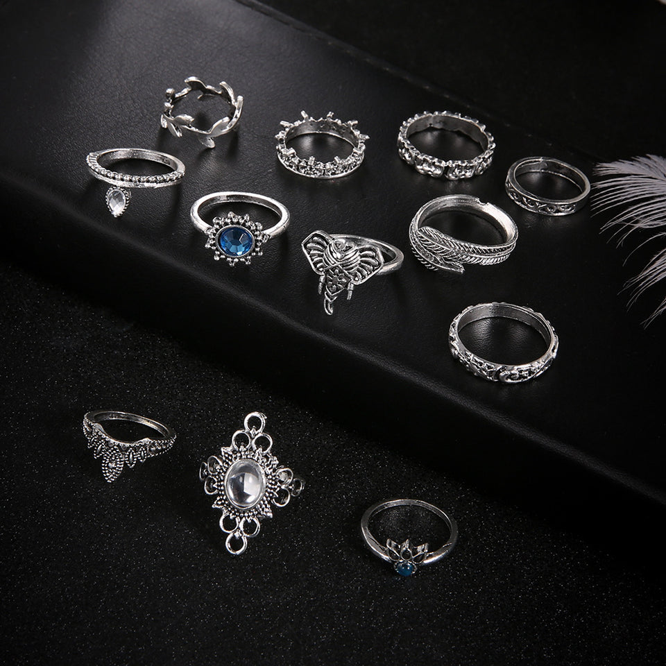 Set de 12 anillos