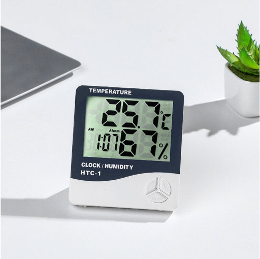 Reloj con medidor de temperatura