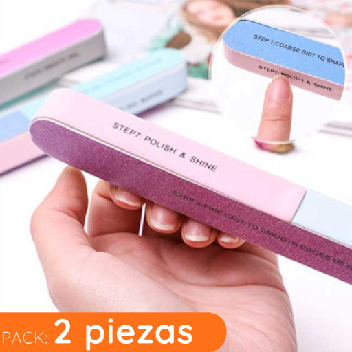 Lima de uñas Profesional Multifuncional-Pack 2