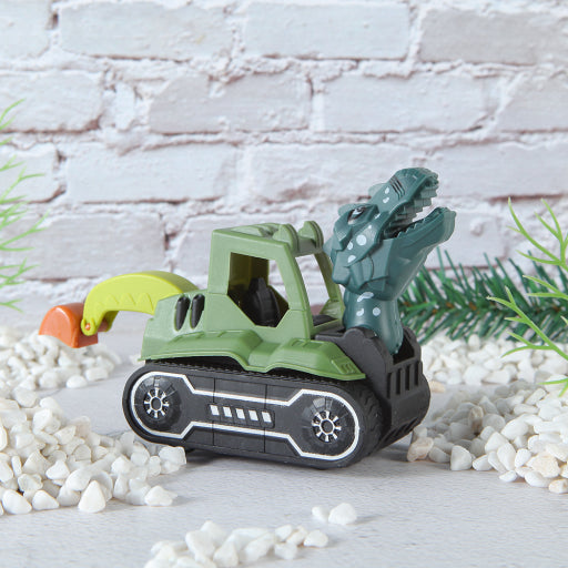 coche de juguete de dinosaurio