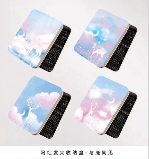 Caja de almenamiento metálica pequeña