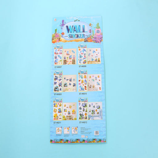 Sticker decorativo vida marina