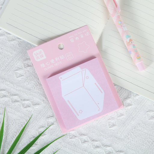 Nota adhesiva con letras de verano