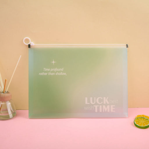 Bolsa de archivo de tiempo tridimensional A4