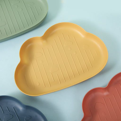 Plato de fruta nube de colores mixtos