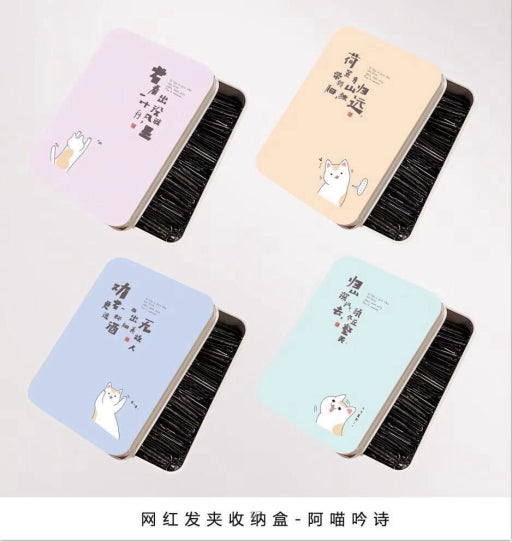 Caja de almenamiento metálica pequeña