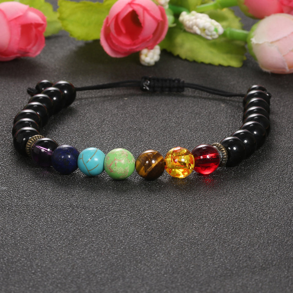 Pulsera de piedras con chakras