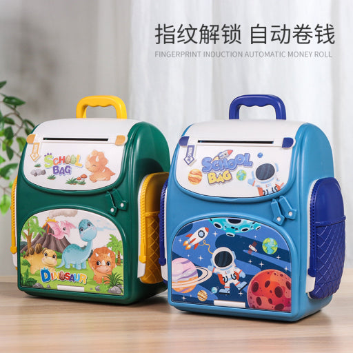 Alcancia tipo mochila