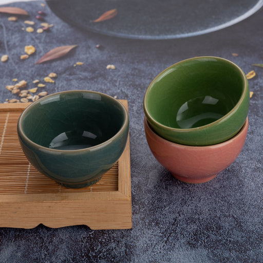 Taza pequeña glaseada con miel de Ge Kiln
