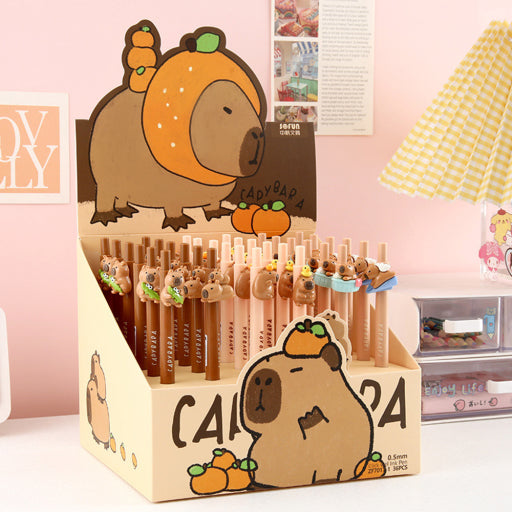 Bolígrafo con parche de capibara