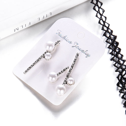 Set de aretes con perla