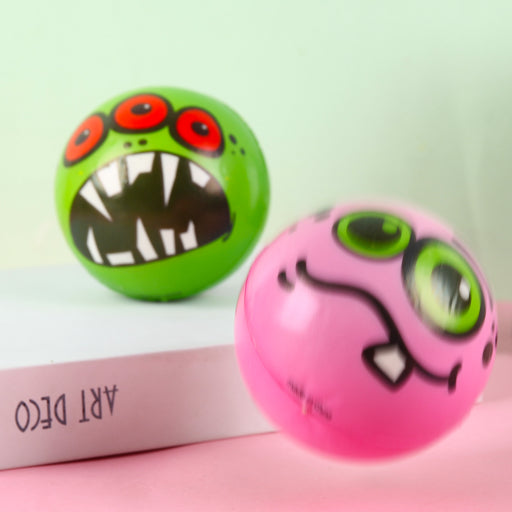 Bola de cara extraña de 10 cm