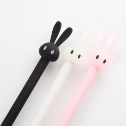 Pluma de gel con diseño de conejo