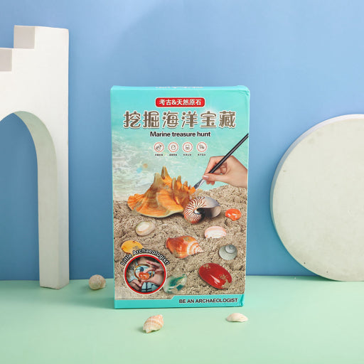 Arqueología del Tesoro Marino Piedras Originales Coloridas