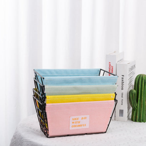 Bolsa de almacenamiento pequeña con marco de hierro de la serie Candy Color
