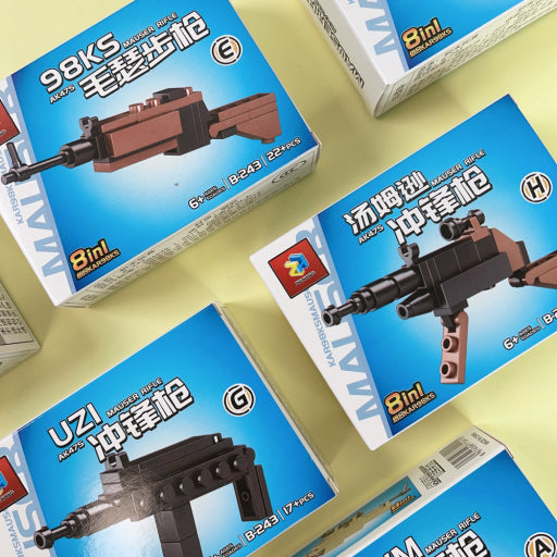 Montaje de bloques de armas