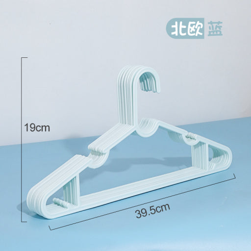 Percha de hombro cóncava multifuncional (10 piezas)